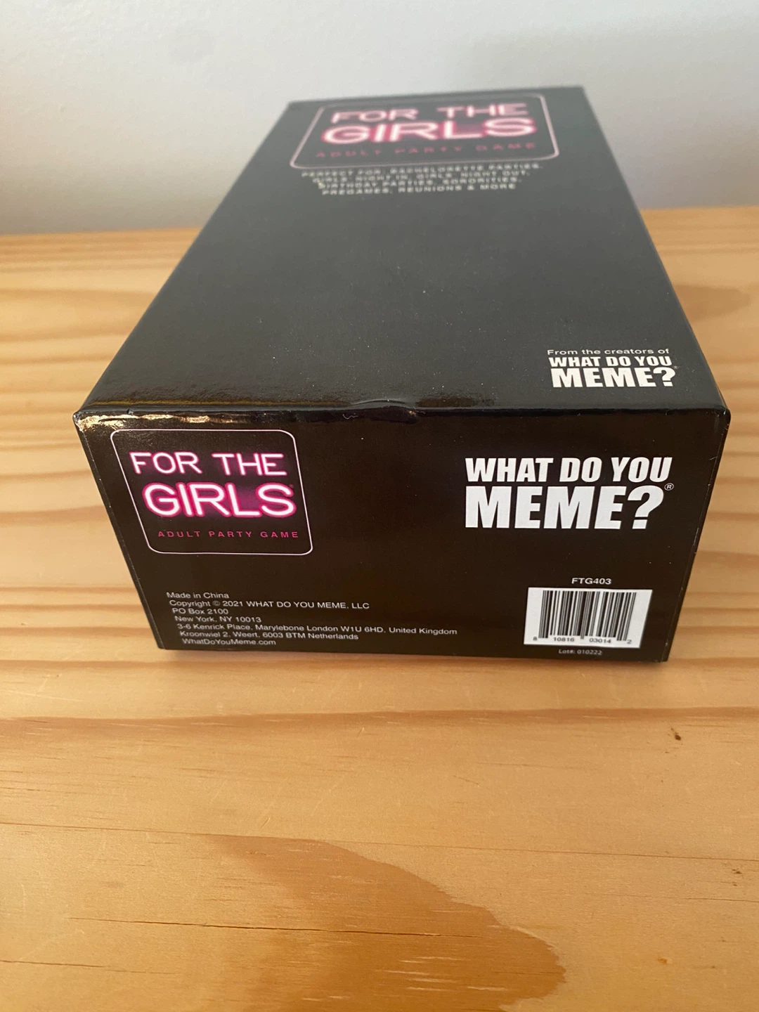 “NEW” For The Girls Adult Party Game - photo 2