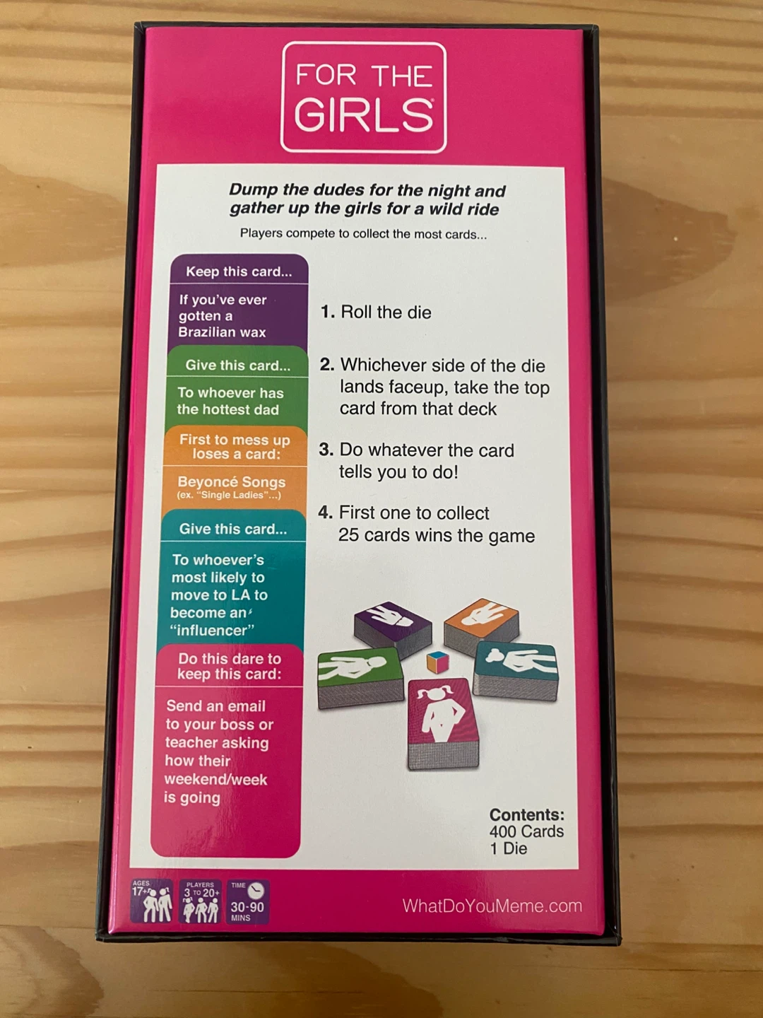 “NEW” For The Girls Adult Party Game - photo 3