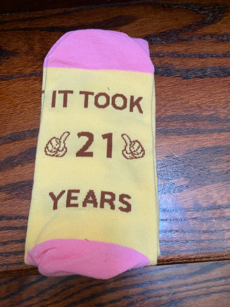 21st Birthday Novelty Socks