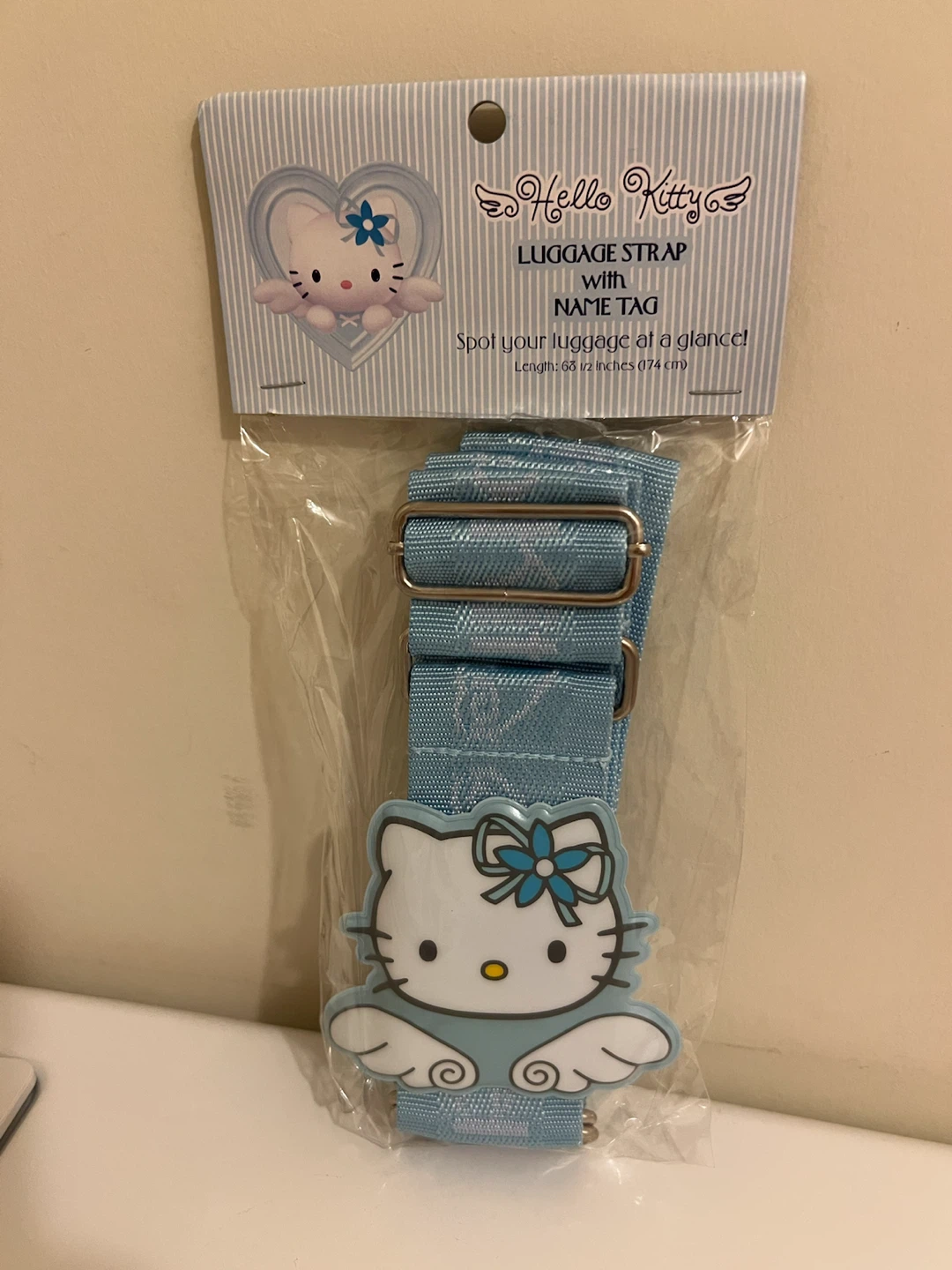 Hello Kitty Luggage Strap with Name Tag