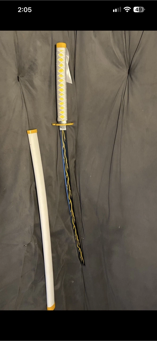 Demon slayer zentisu katana - photo 2