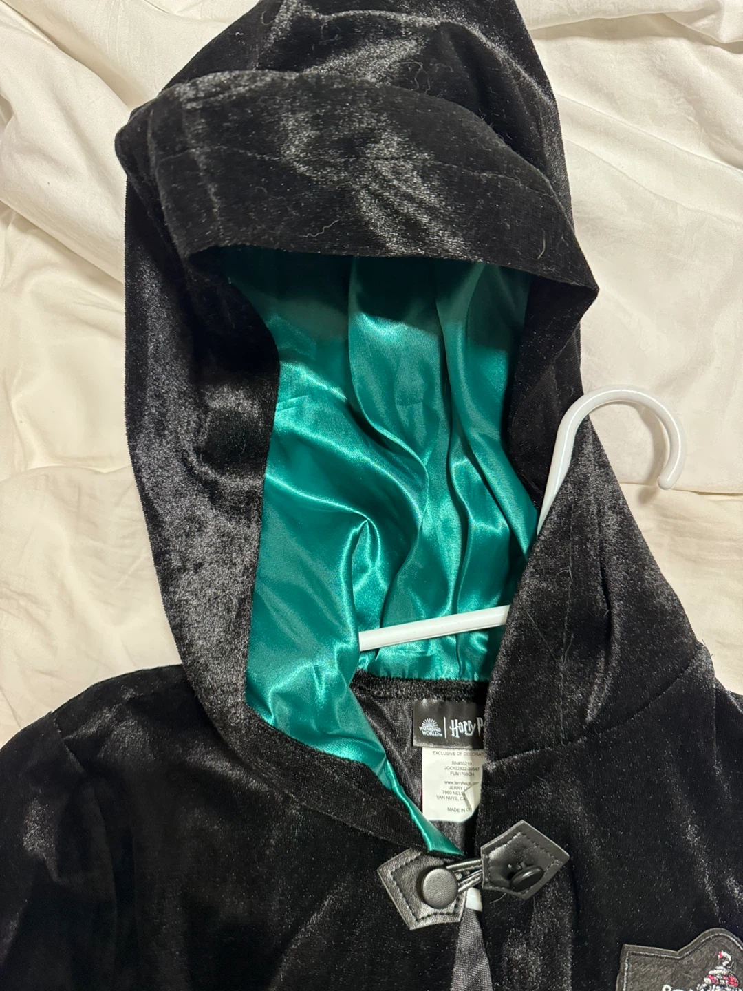 Harry Potter Slytherin Costume Robe Child Unisex Medium - photo 4