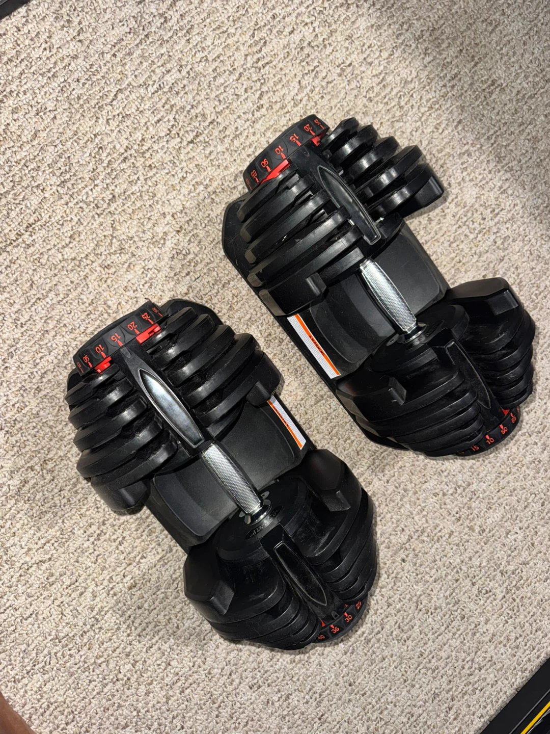 Adjustable Dumbbells and MagicFit Bench - photo 3