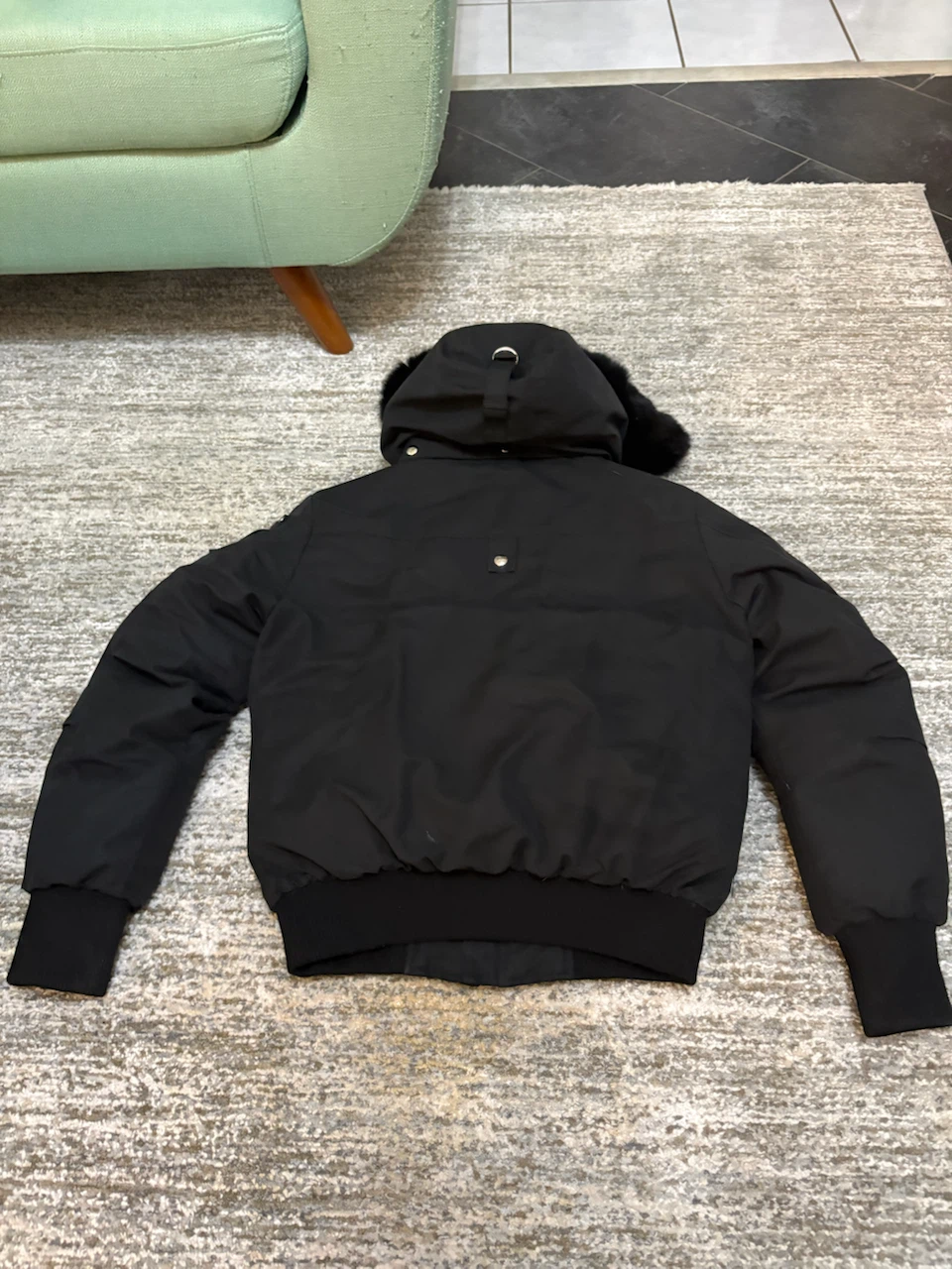 Moose Knuckles Down-Filled Bomber Jacket Black - photo 3