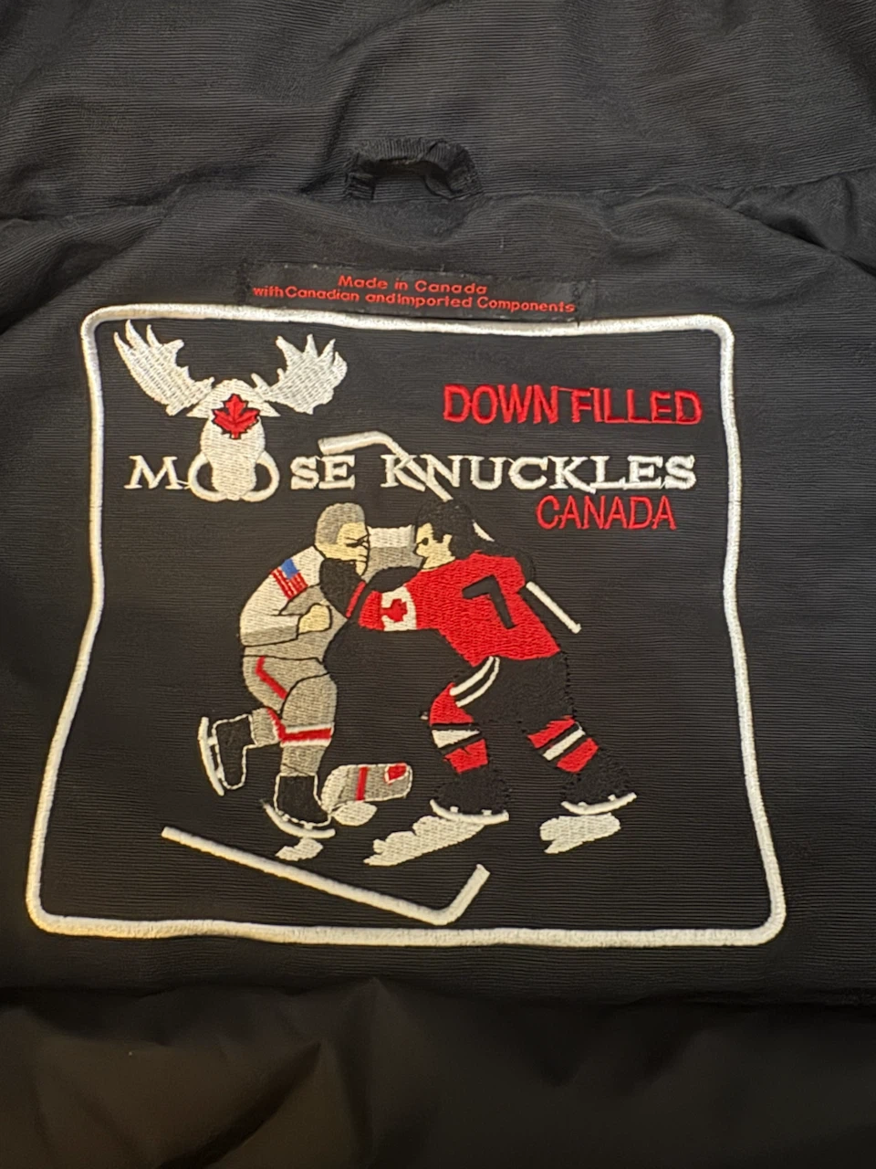 Moose Knuckles Down-Filled Bomber Jacket Black - photo 5