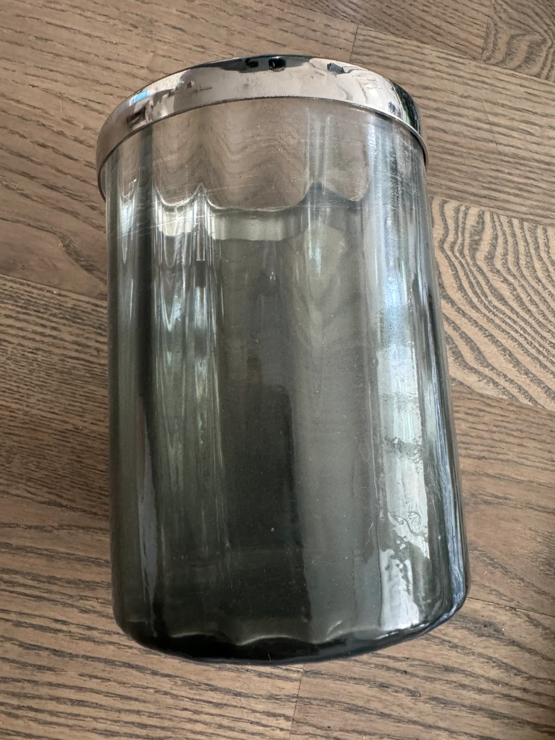 Italian Dark-Green Glass Art ( can treat as pen container) - photo 3