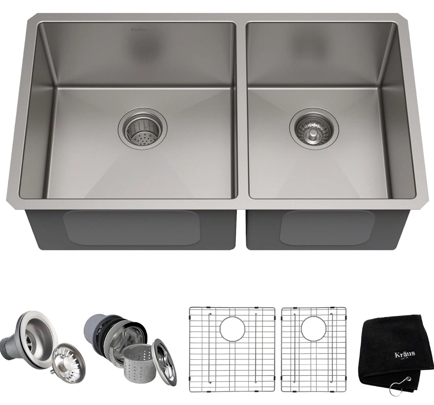 Kraus KHU103-33 Undermount Stainless Steel Kitchen Sink