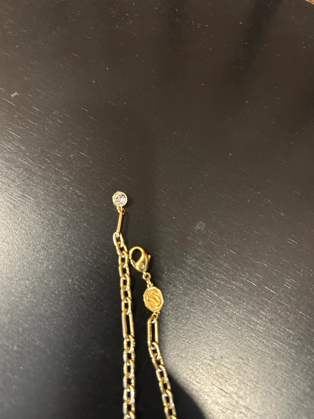Swarovski Gold-Tone Bracelet with Green Crystal - photo 2