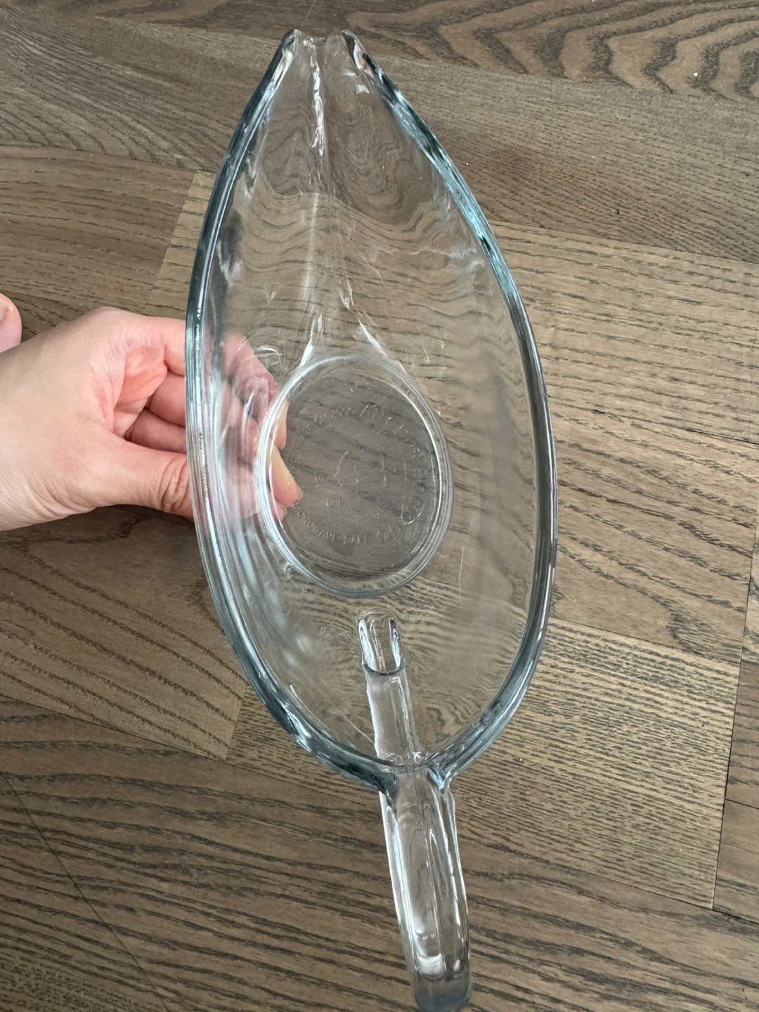 Italian made Anchor Hocking Glass Gravy Boat