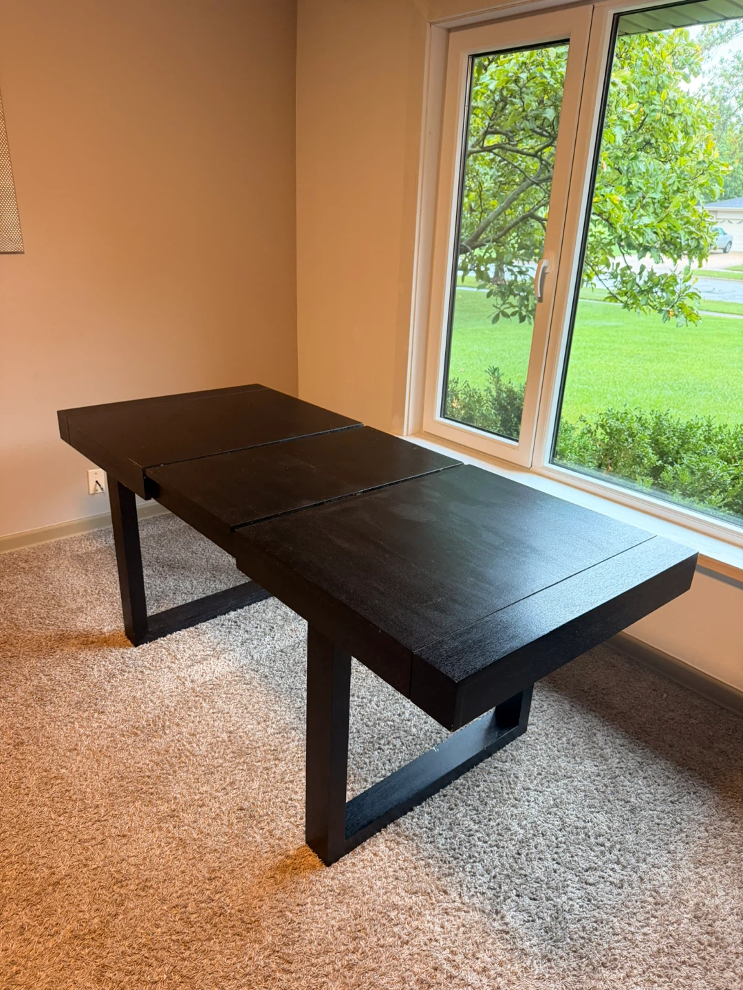 Black Expandable Dining Table