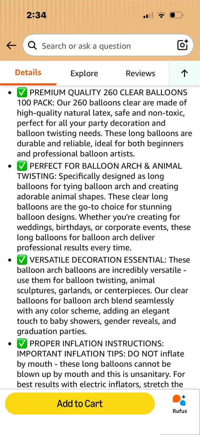100 Long Tying/Arch Balloons - photo 5