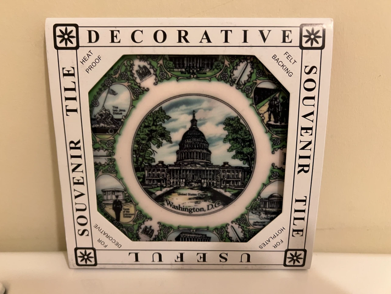 Washington D.C. Decorative Souvenir Tile