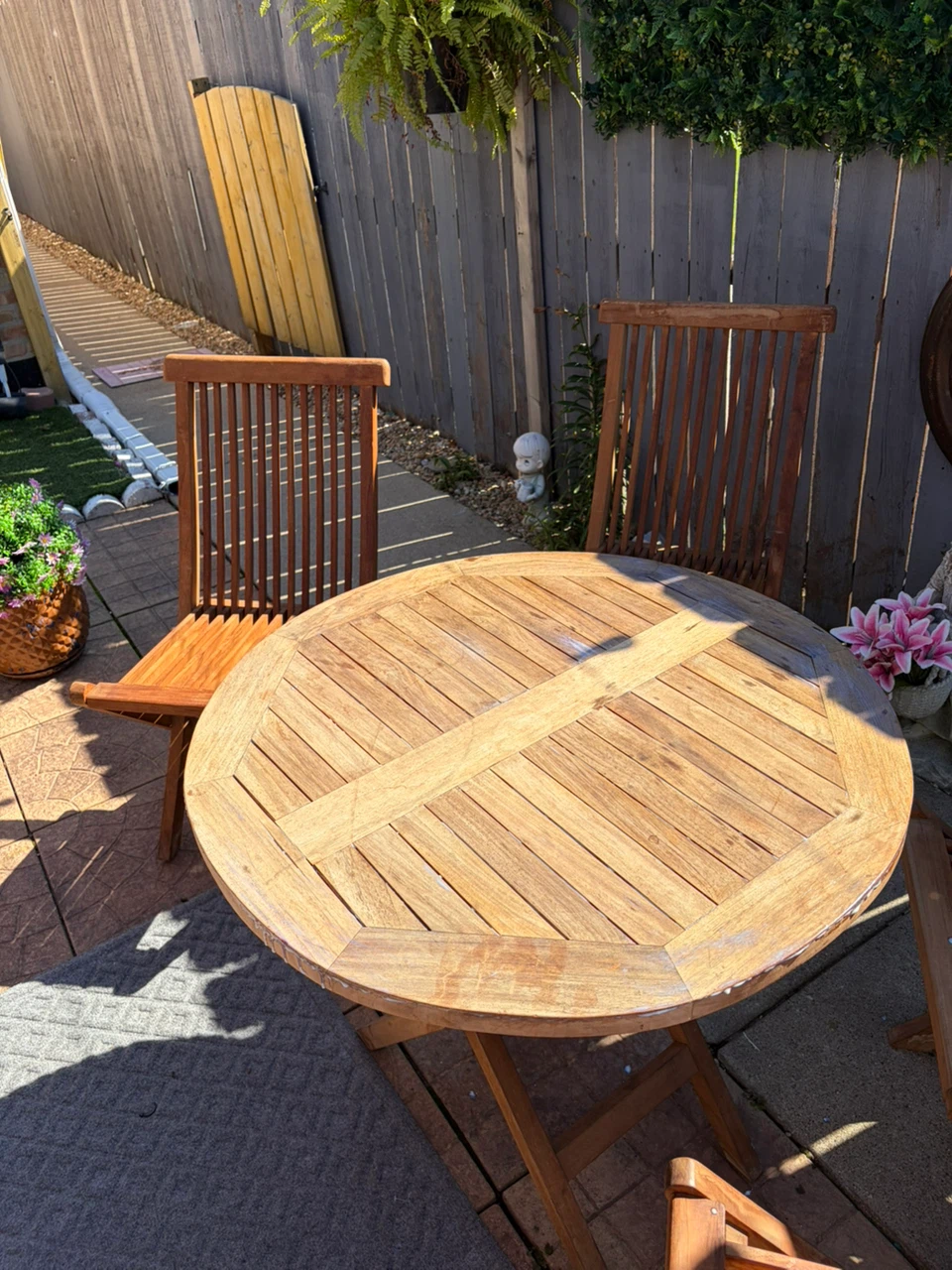 Wooden Patio Bistro Set - photo 3