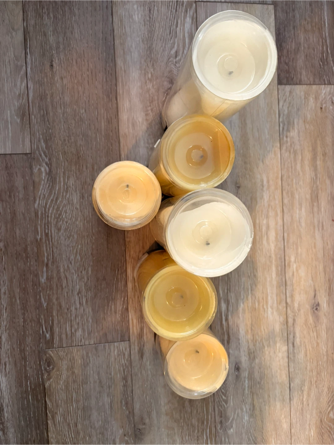 Pier 1 Wax Pillar Candles, 6 Assorted Sizes, Can Be Used for Wax