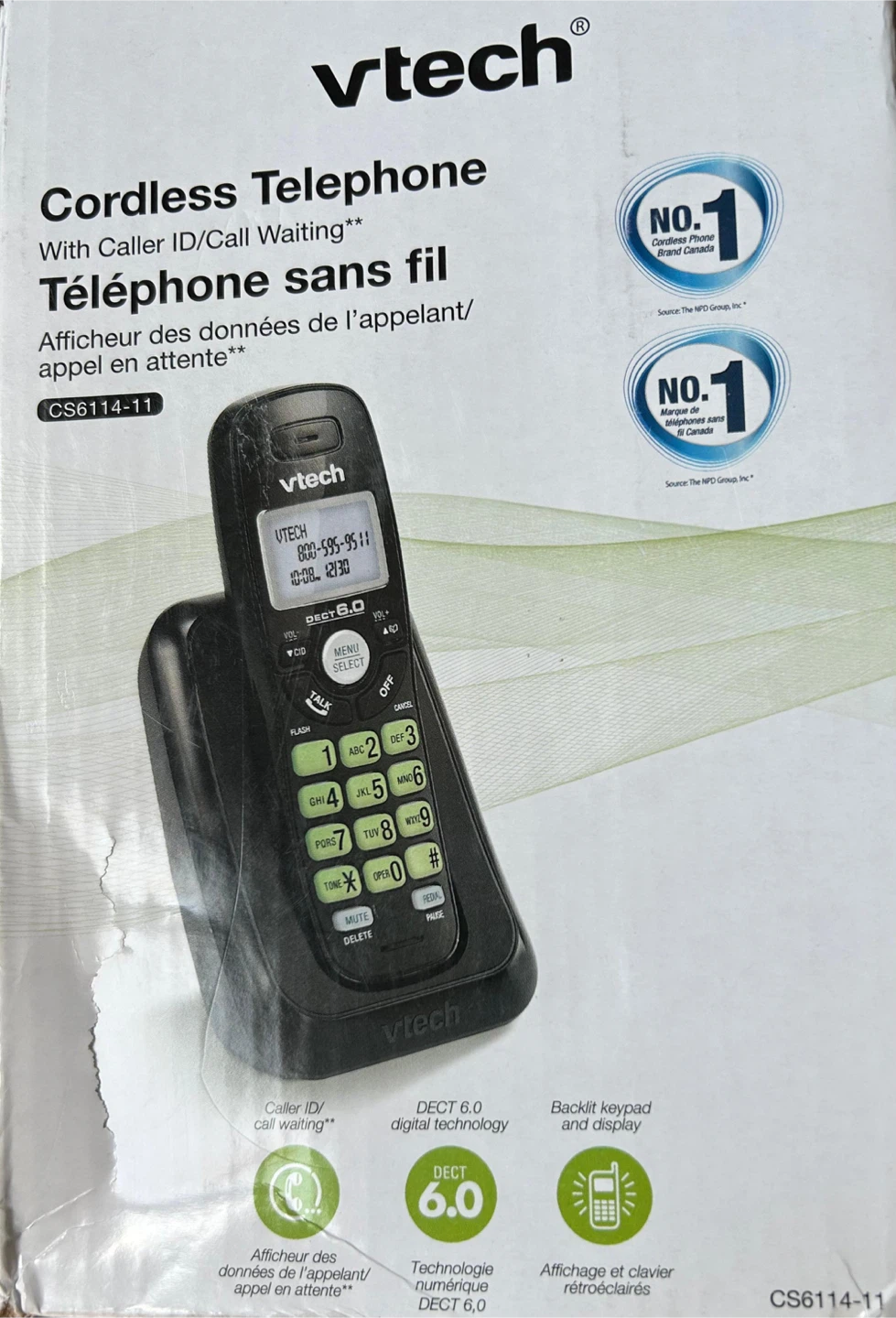 VTech Cordless Telephone CS6114-11 - photo 2