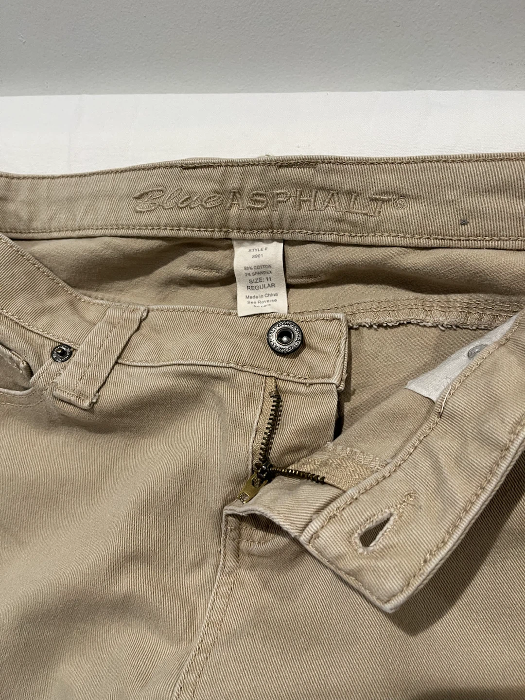 Blue Asphalt Tan Jeans Size 11 - photo 2