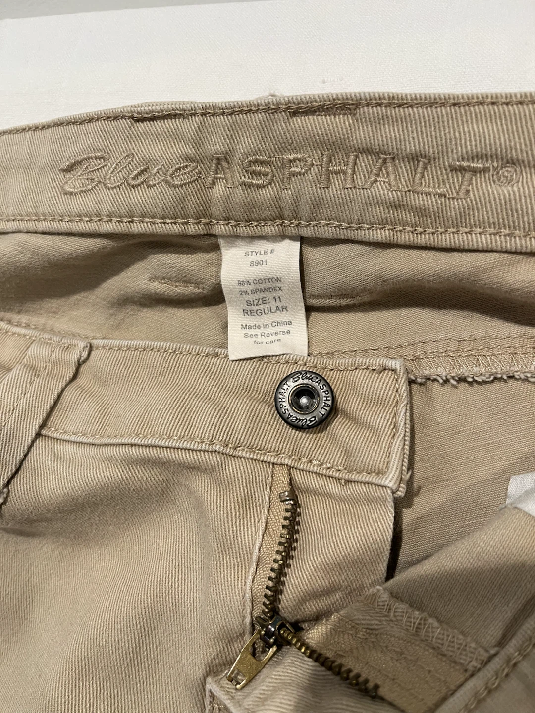 Blue Asphalt Tan Jeans Size 11 - photo 3