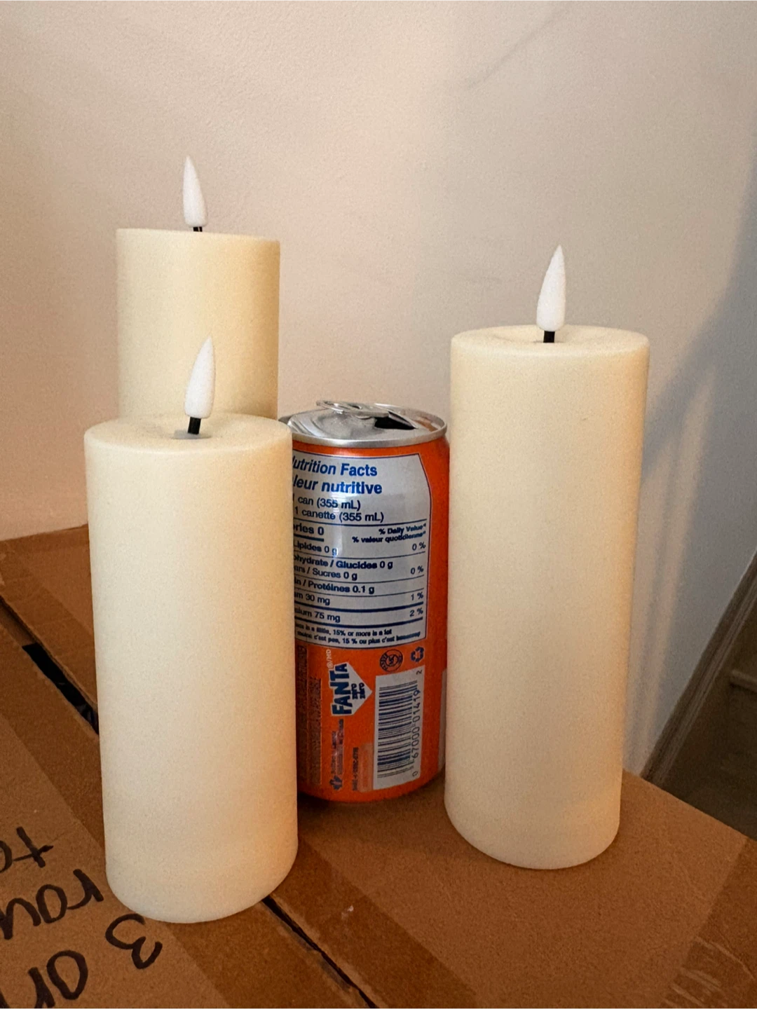 Set of 8 LED Flameless Candles with Remote