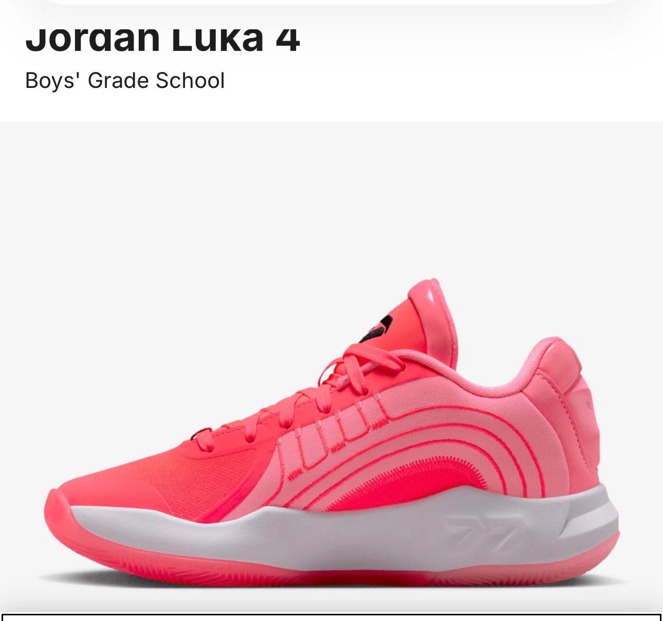 Jordan Luka 4 Grade School Sneakers