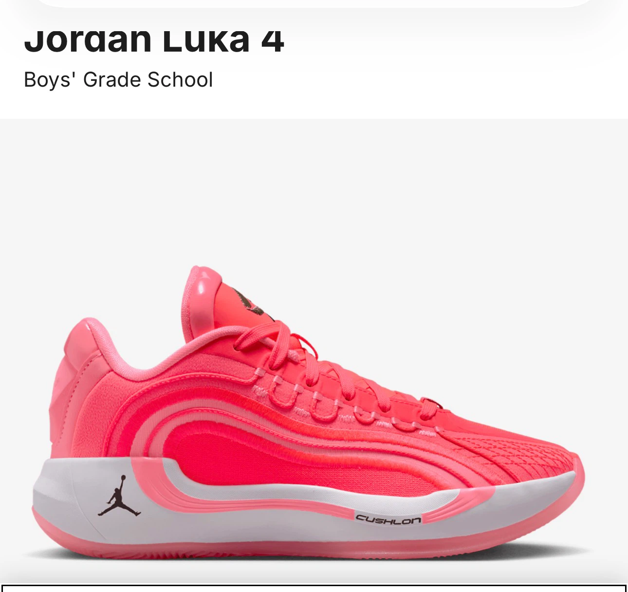 Jordan Luka 4 Grade School Sneakers - photo 2