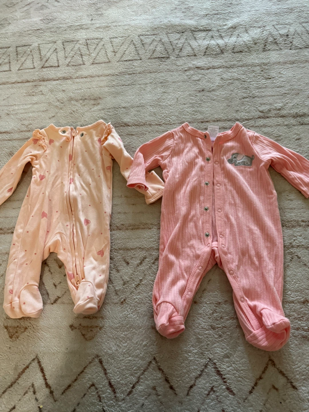 2-Piece Baby Footie Set 0-3M