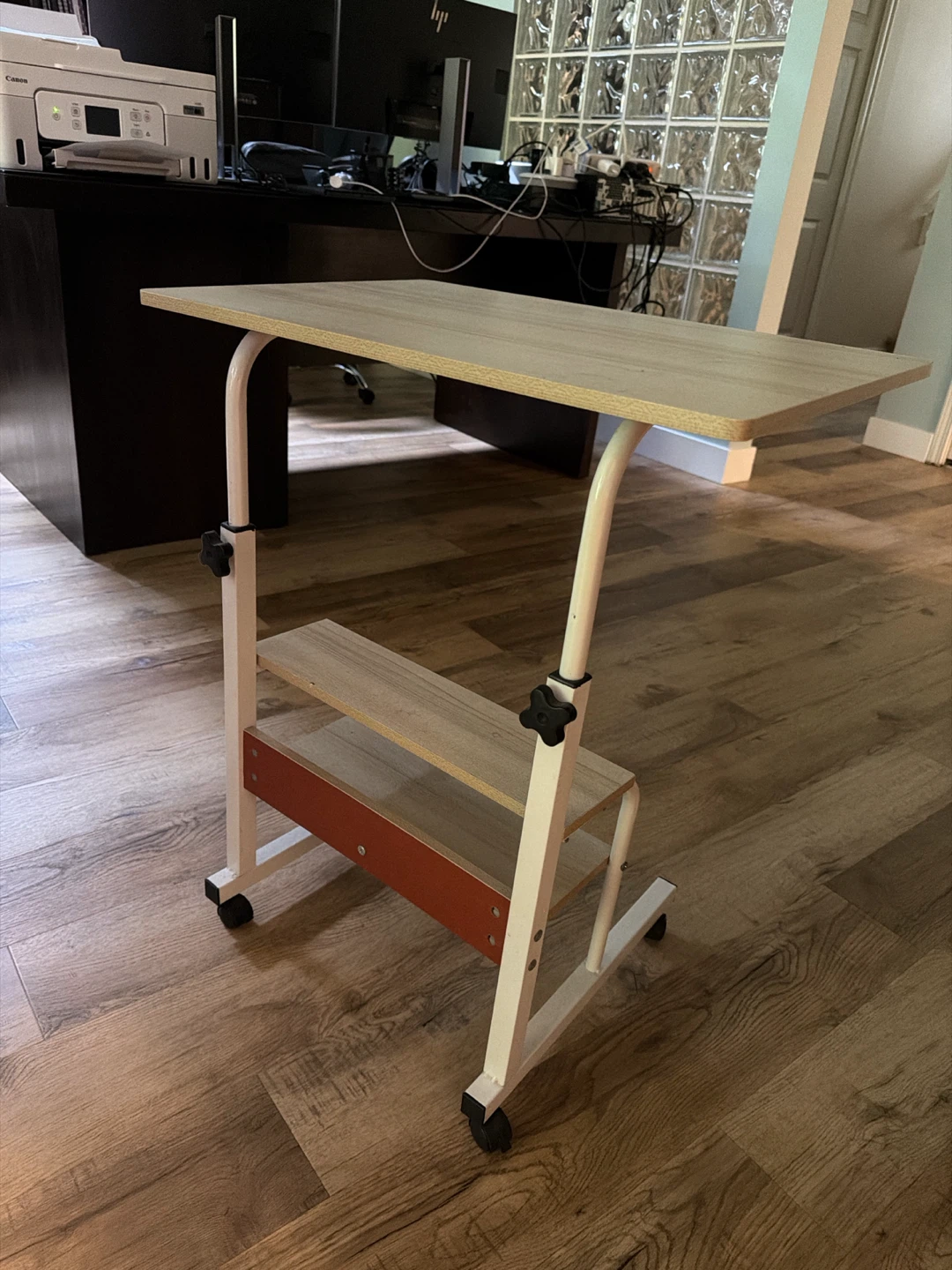 Adjustable Rolling Laptop Desk - photo 2