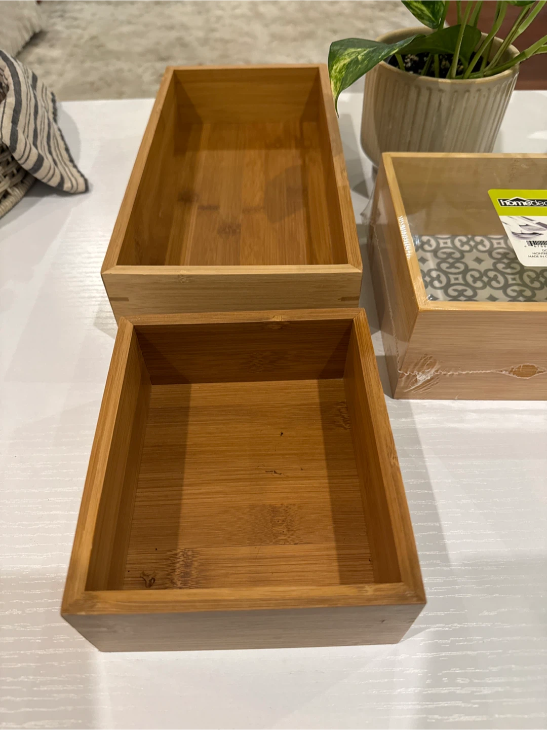 Home Deco Bamboo Drawer Organizers - photo 2