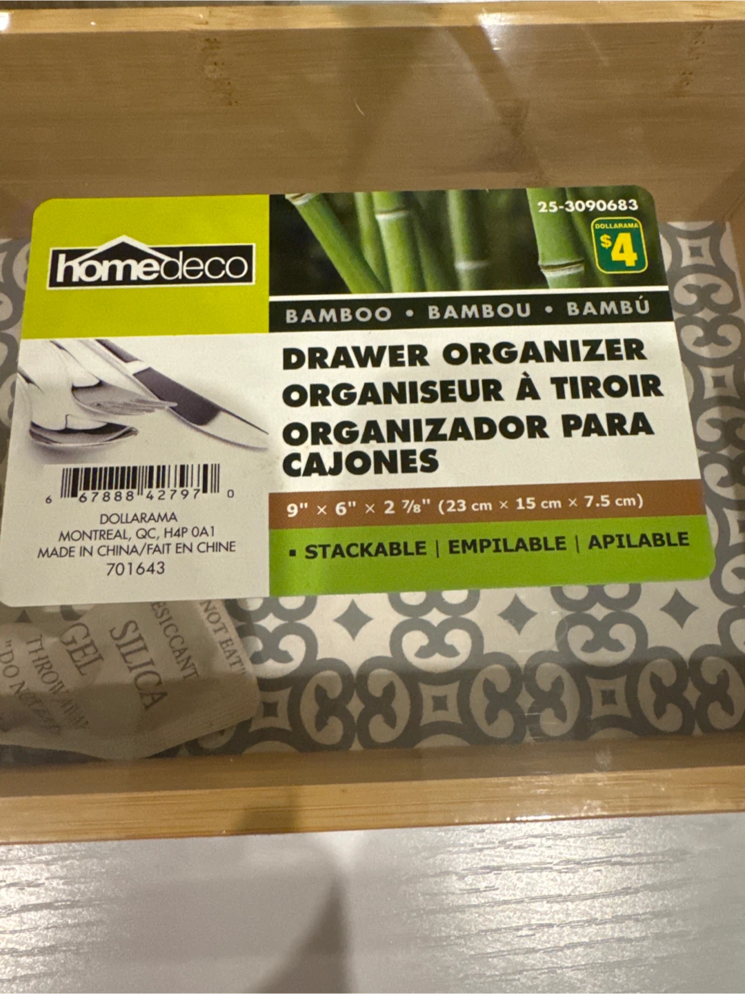 Home Deco Bamboo Drawer Organizers - photo 3
