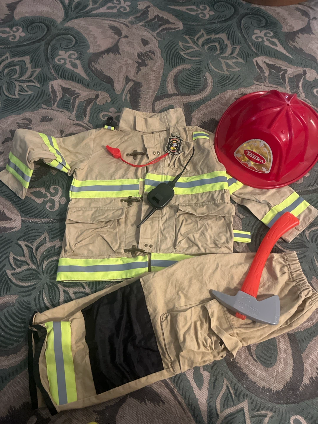 Tonka Firefighter Costume Set-5-7year Old