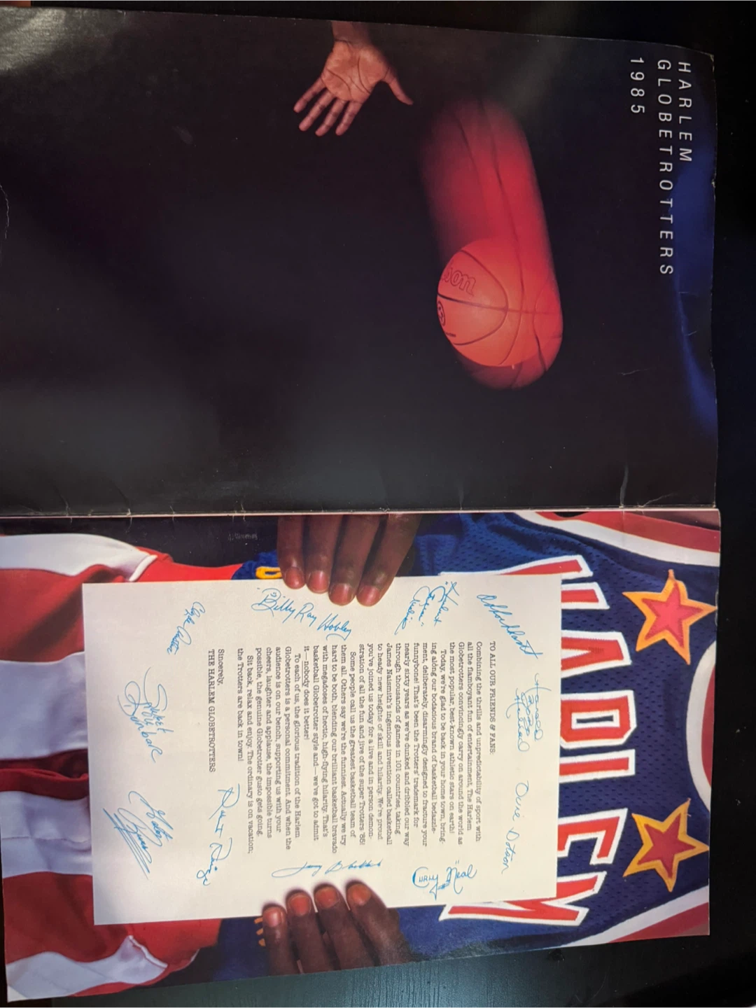 Vintage 1985 Harlem Globetrotters Souvenir Program - photo 3