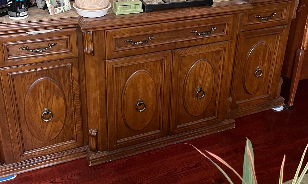 Traditional Oak Wooden Sideboard
