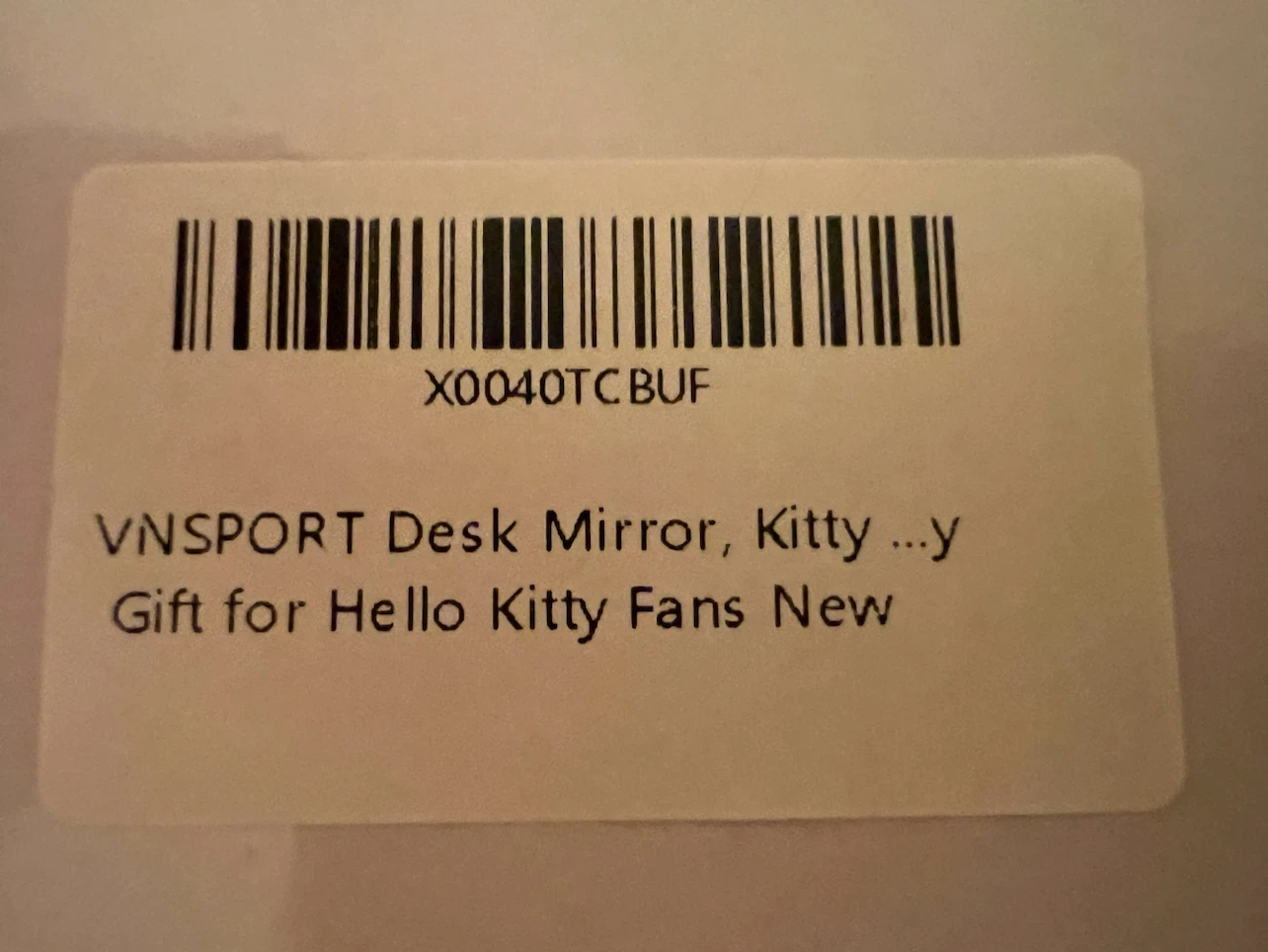 VNSPORT Hello Kitty Cartoon Desk Mirror - photo 4