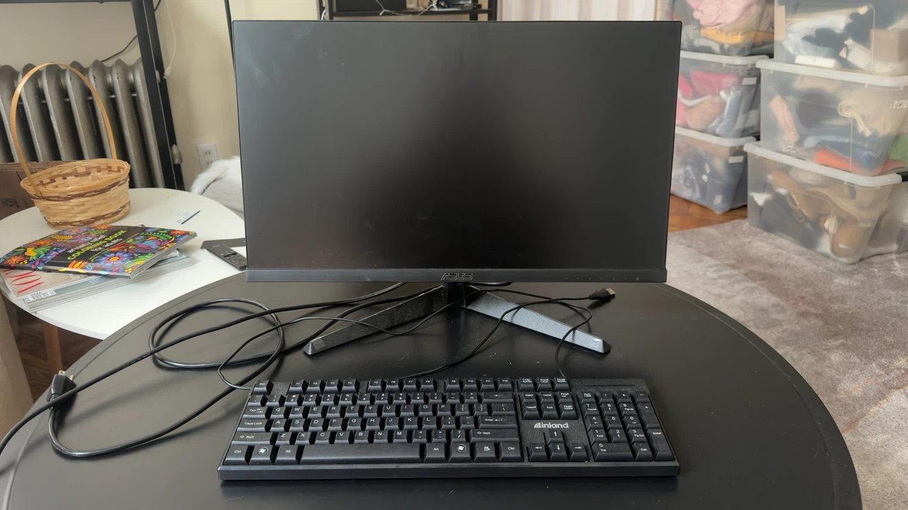ASUS LCD Full HD Monitor 23.8” and Inland USB Keyboard - photo 2