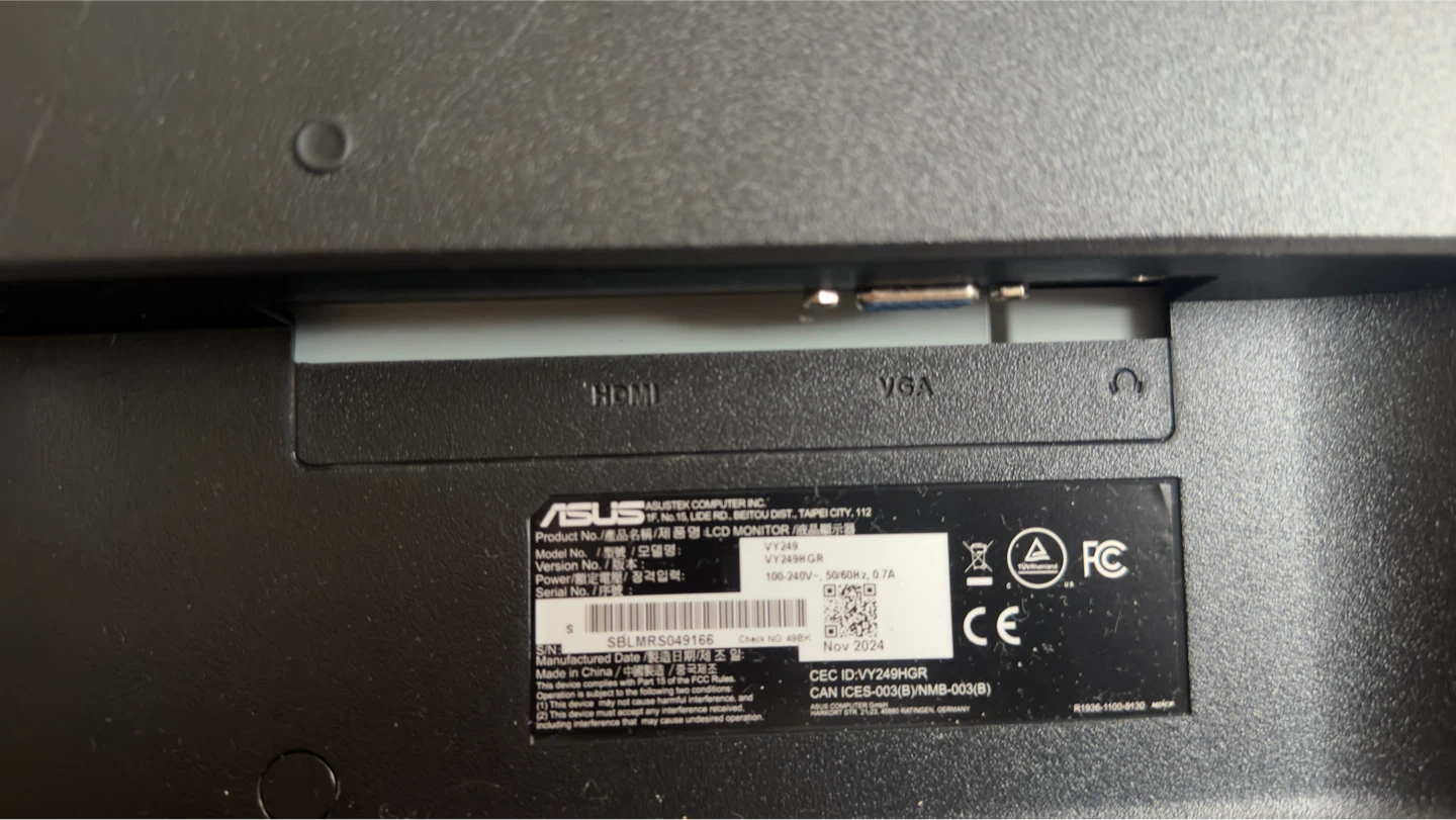 ASUS LCD Full HD Monitor 23.8” and Inland USB Keyboard - photo 4