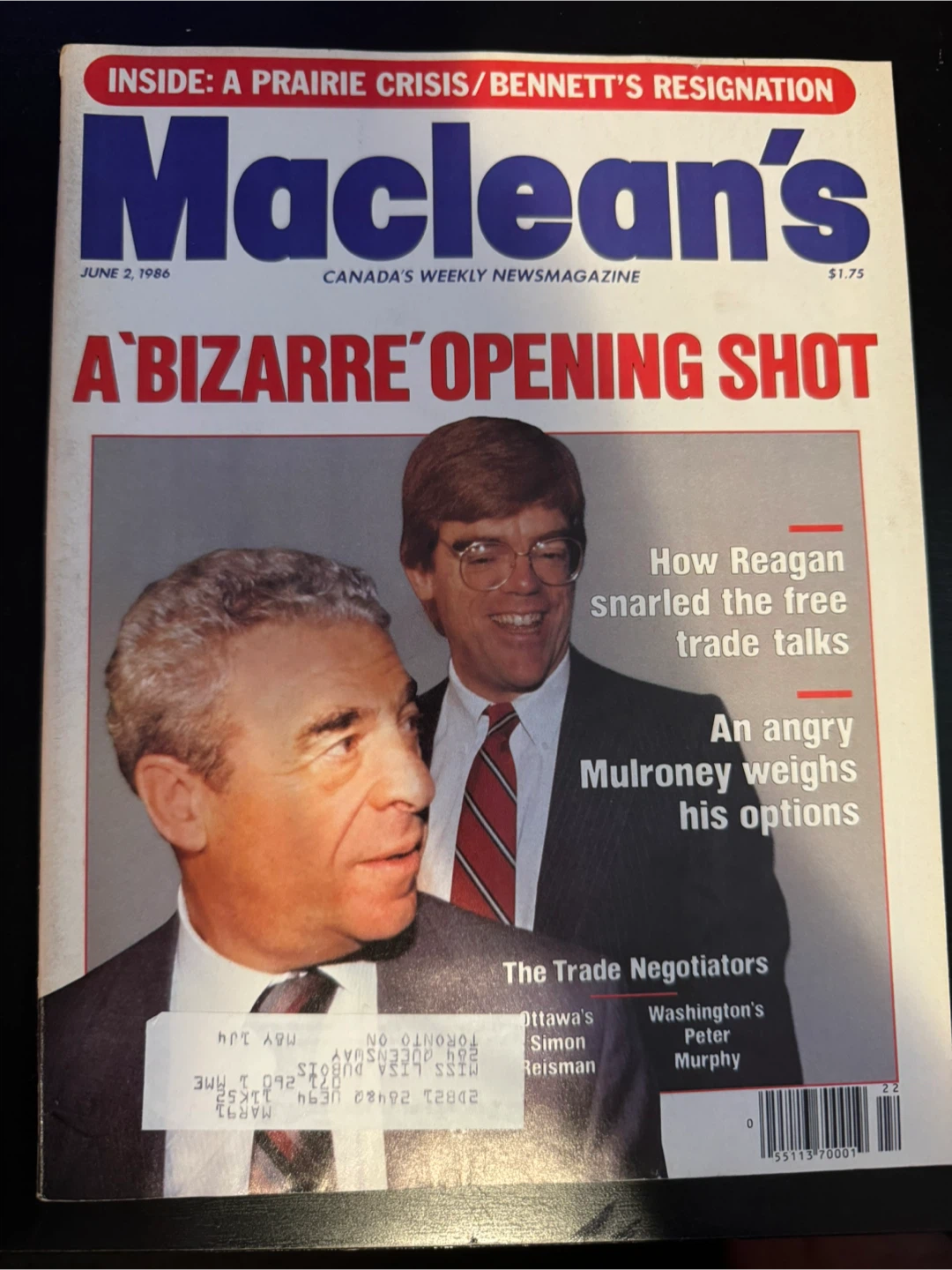 Vintage Maclean's Magazines from 1986 - photo 5