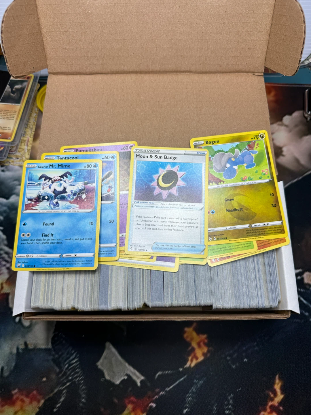 Large Bulk Collection of Pokemon Trading Cards