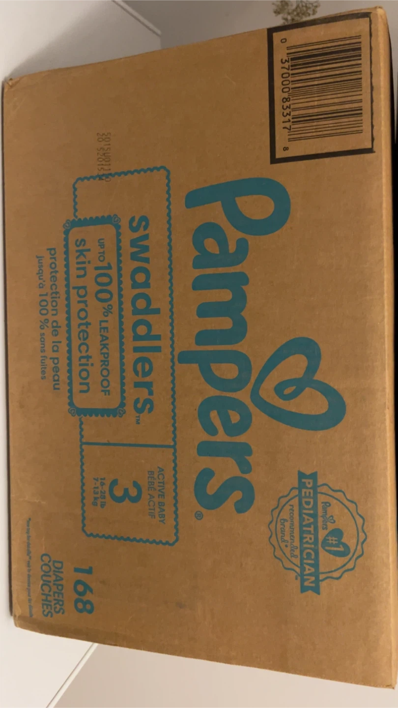 Pampers Swaddlers Diapers Size 3 and 4