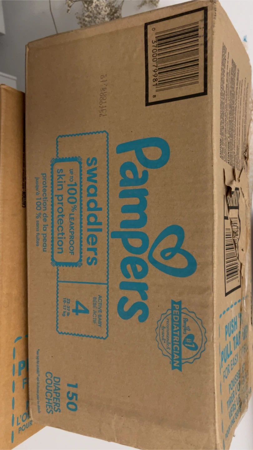 Pampers Swaddlers Diapers Size 3 and 4 - photo 2