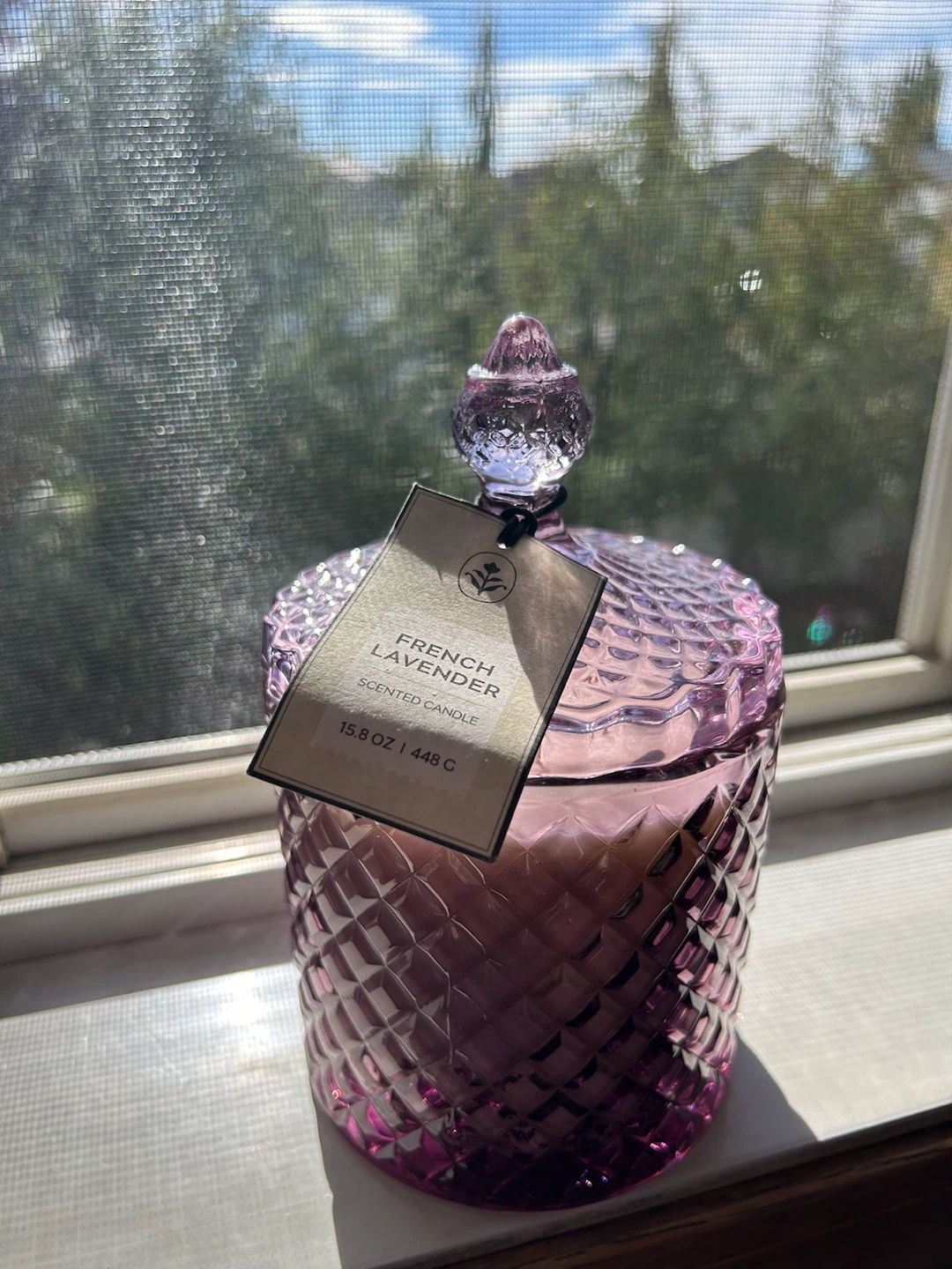 French lavender candle