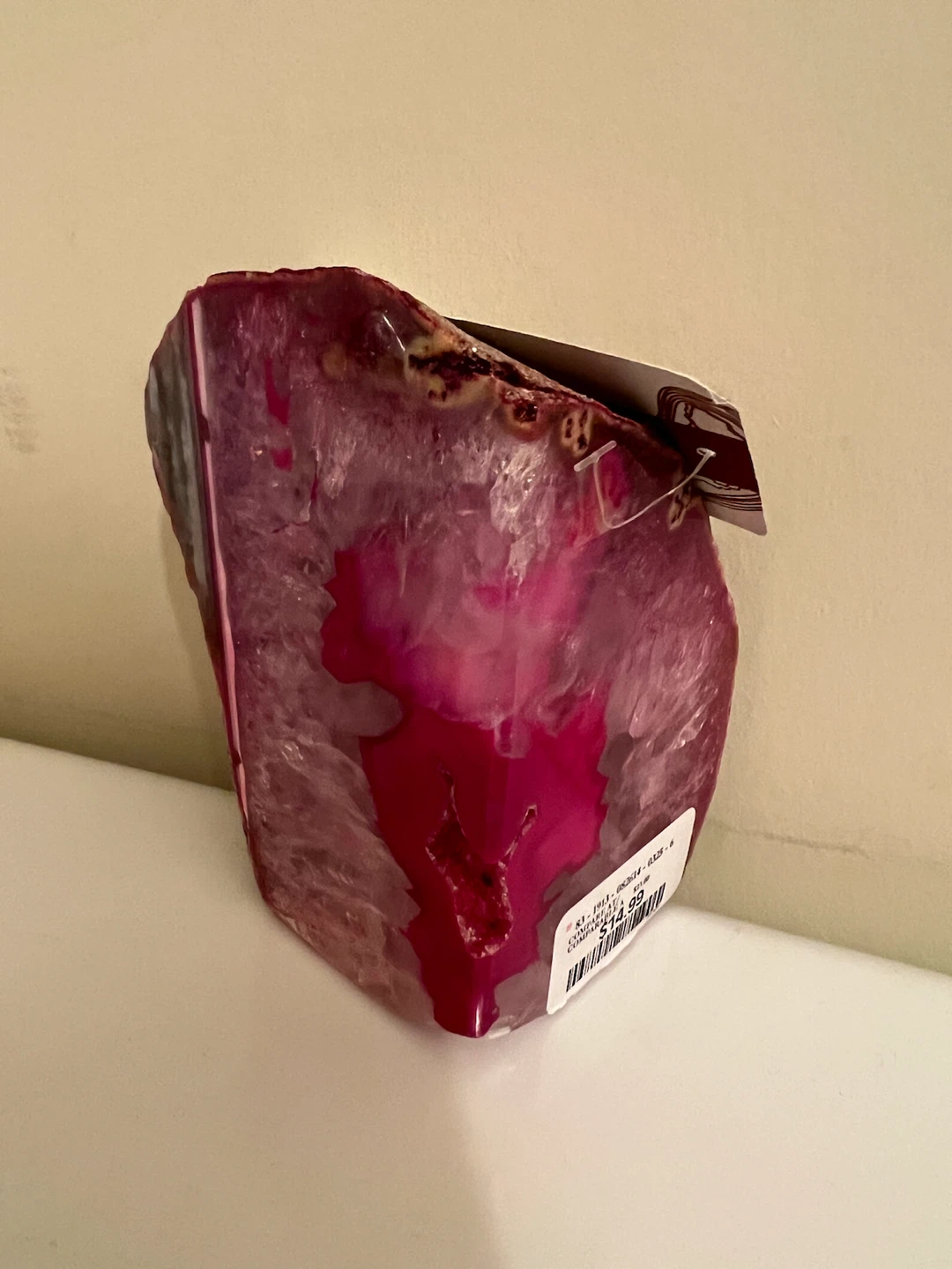 LEGEP Pink Agate Bookend