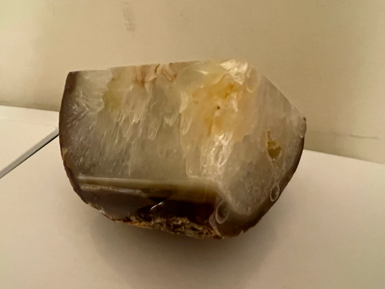 Natural Agate Geode Bookend - photo 4