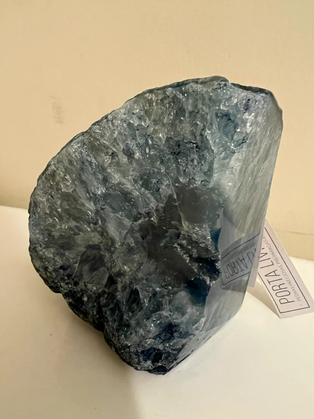 Legep Blue Agate Bookend
