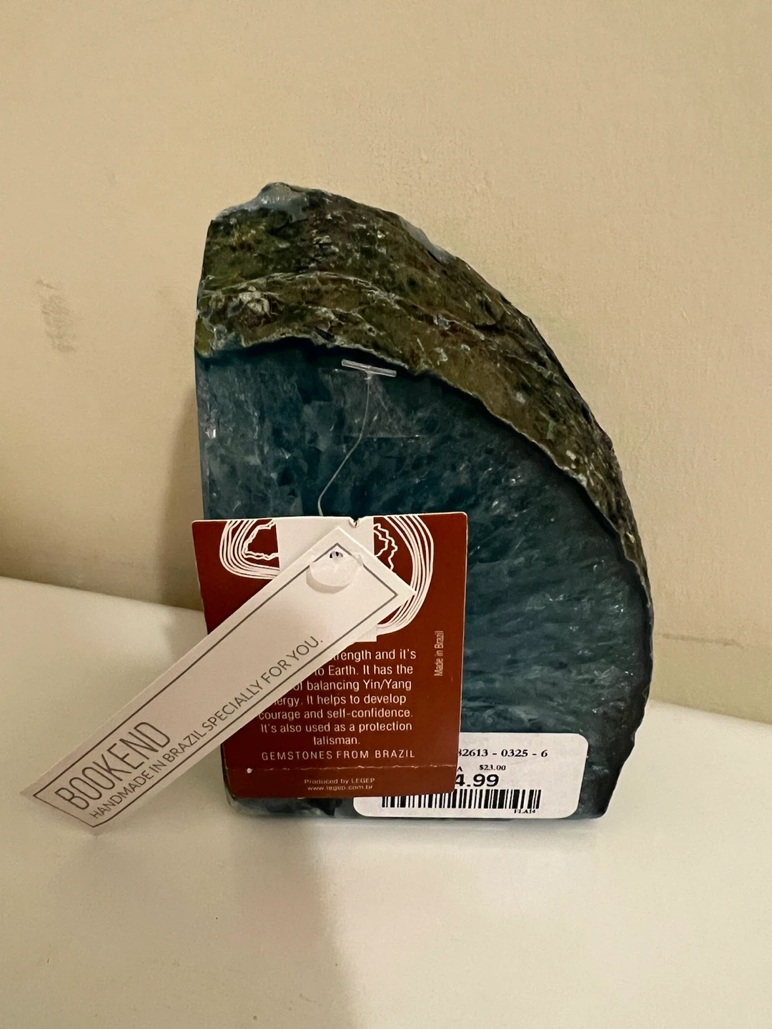 Legep Blue Agate Bookend - photo 3