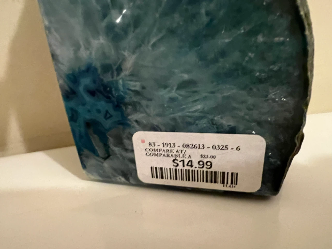 Legep Blue Agate Bookend - photo 5