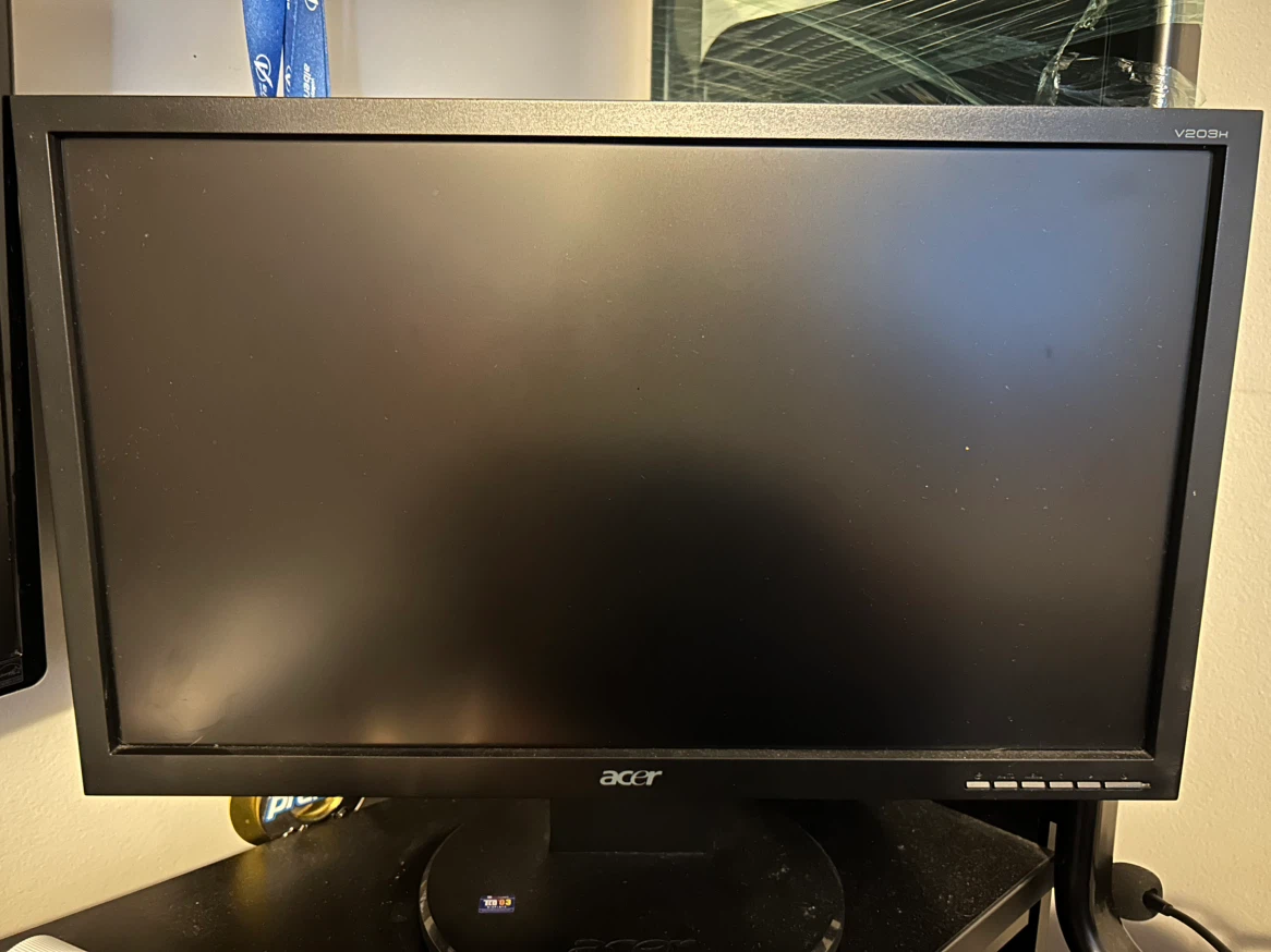 Acer V203H and Dell Monitor