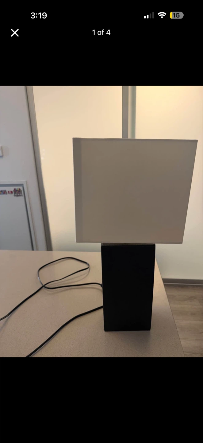 Modern Square Table Lamp/ Night Lamp