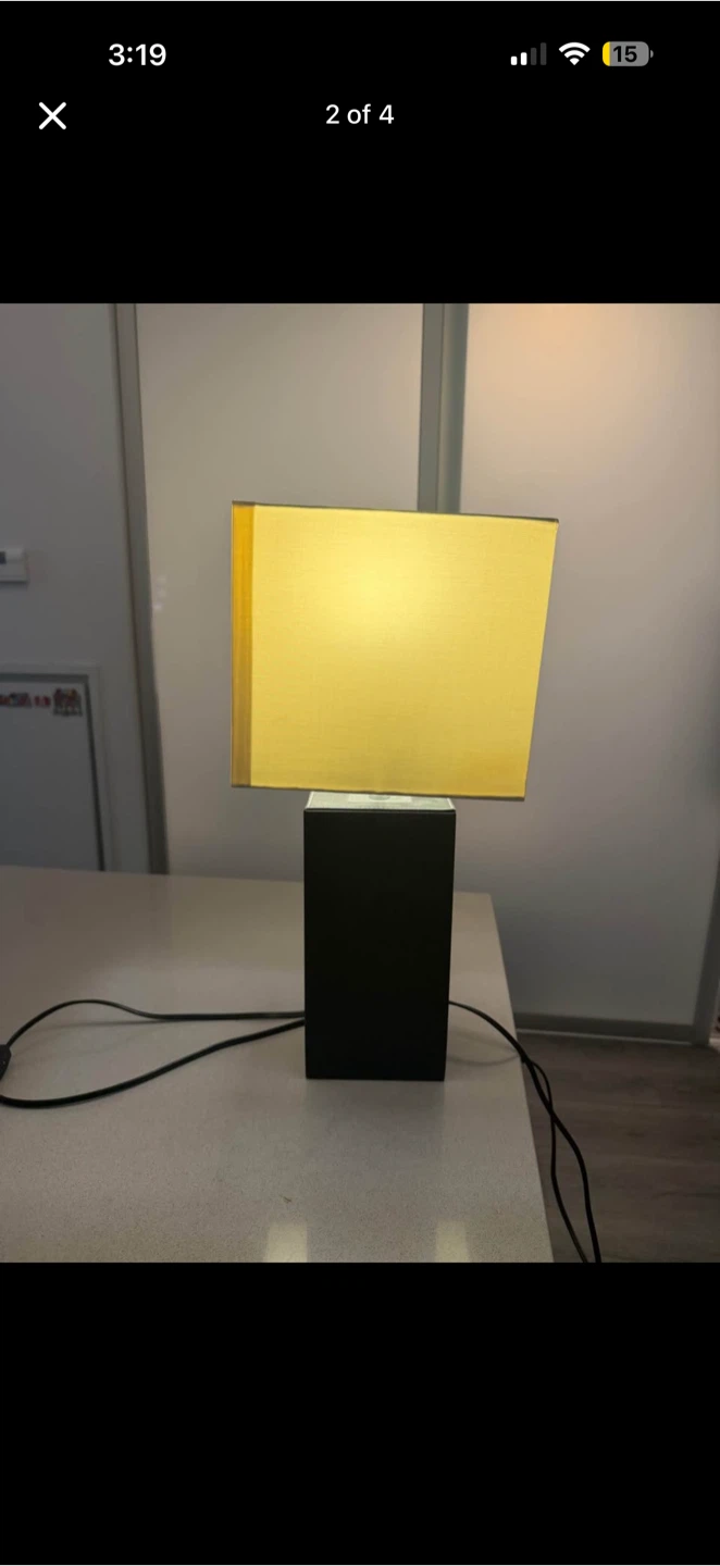 Modern Square Table Lamp/ Night Lamp - photo 2