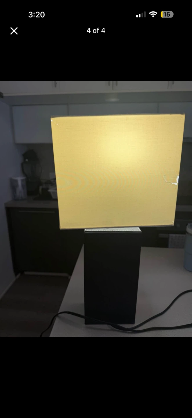 Modern Square Table Lamp/ Night Lamp - photo 4