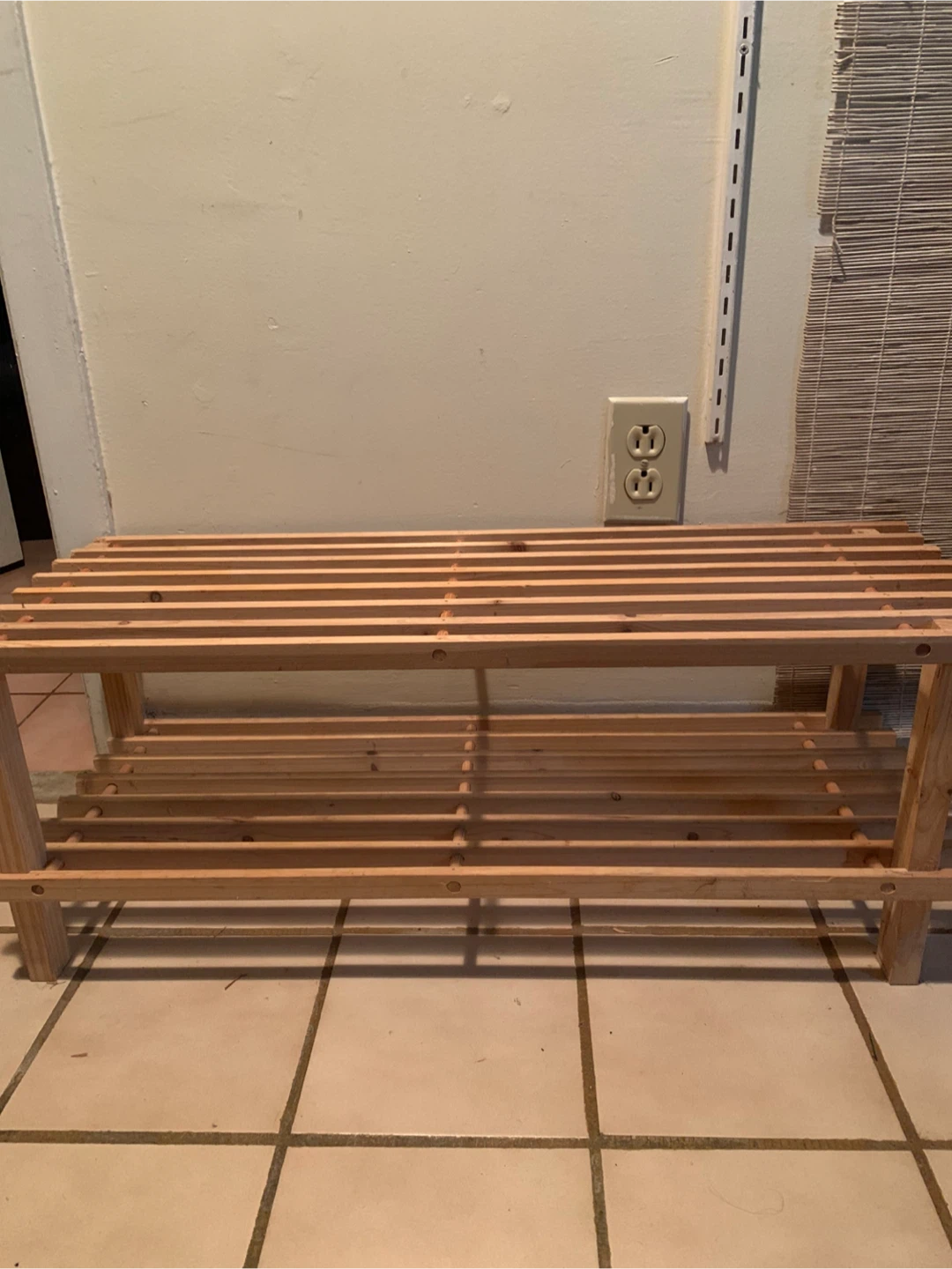 Wooden Shoe Rack