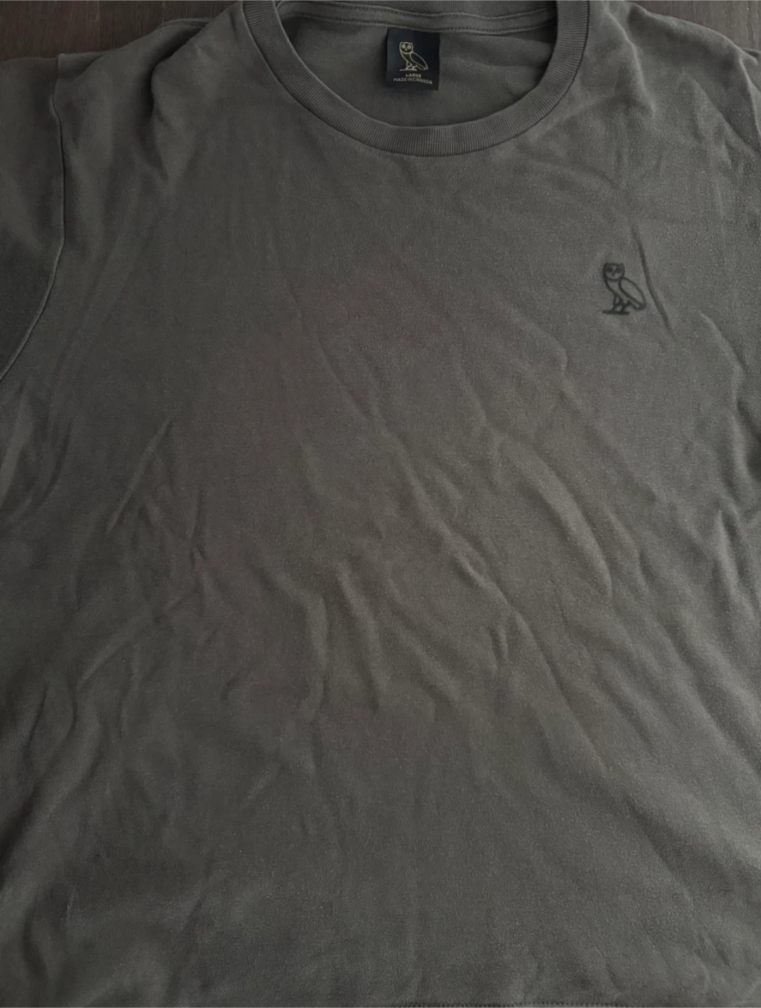 OVO Owl Logo T-Shirt - Brownish Green
